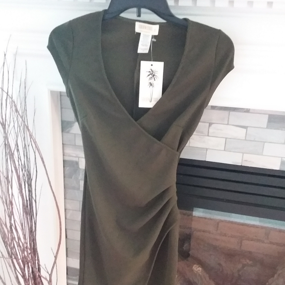 Olive green xs dress